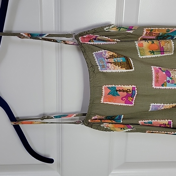 PETAL & PUP NWOT POSTCARD MAXI DRESS SZ SMALL - Picture 5 of 12